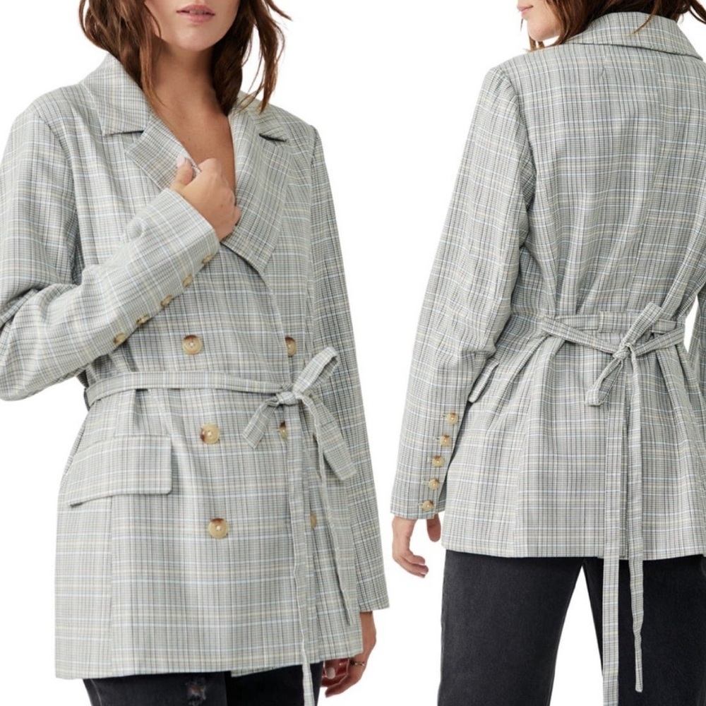 NWT Olivia Blazer Free People Double Breasted